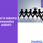 Noi joburi in Industria Farmaceutica – August 2019